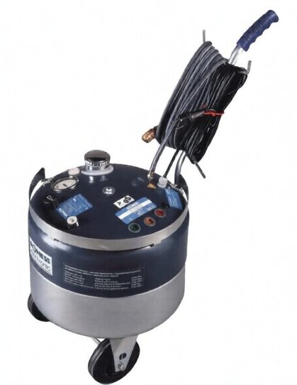 Установка для прокачки тормозов и сцепления электрическая 220В,  объем жидкости 19 л Romess S15