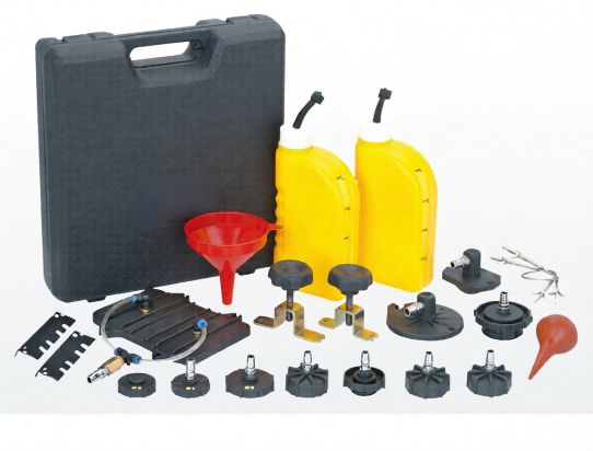 Установка для прокачки тормозной системы и сцепления пневматическая, емкость 10л с манометром давление 0.7-3 бар, BC10 Nordberg