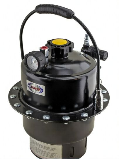 Установка для прокачки и замены тормозной жидкости, пневматическая переносная с накоплением воздуха, профессиональная Licota ATS-4024