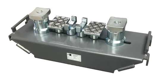 Подкатной подъемник для грузовых авто и агротехники электрогидравлический 17т Ravaglioli RAV308H.2AGR, 2 колонны