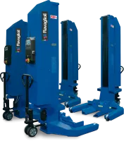 Подкатной подъемник для грузовых автомобилей электрогидравлический 45т Ravaglioli RAV307H.6WS, 6 колонн