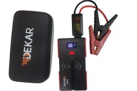 Пусковое устройство бустер 12В пусковой ток до 1200А с Power Bank и цифровым дисплеем Dekar C006