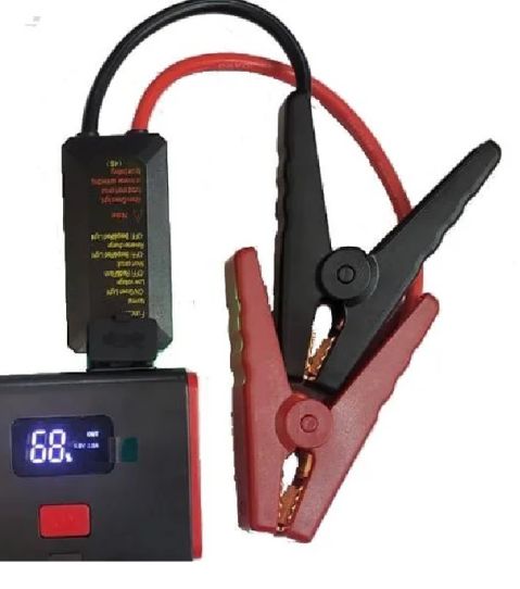 Пусковое устройство бустер 12В пусковой ток до 1200А с Power Bank и цифровым дисплеем Dekar C006