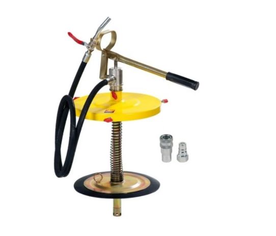 Нагнетатель смазки ручной для раздачи из бочек 20 л, выпускное давление до 400 бар, производительность 6 г/ход Meclube 016-1145-015