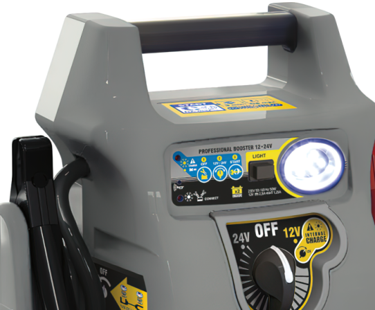 Пусковое устройство пусковой 12В 24В ток до 3200А, Power Bank 44000мАч профессиональное GYS Gyspack Truck 12/24V 025448