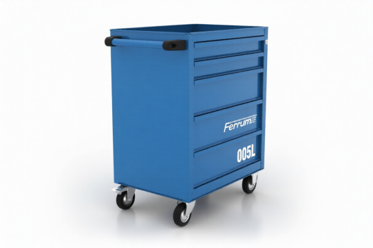 Тележка инструментальная FERRUM 02.005L-5015, 5 ящиков, без инструментов