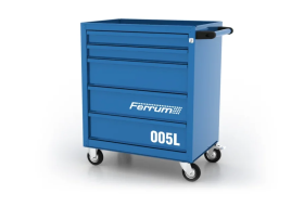 Тележка инструментальная FERRUM 02.005L-5015, 5 ящиков, без инструментов