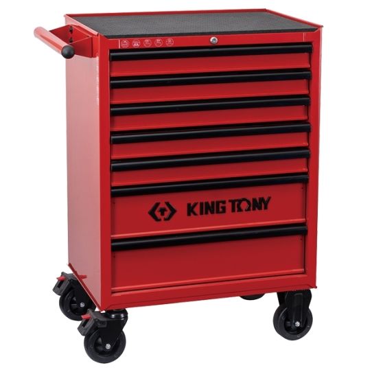 Тележка инструментальная KING TONY 87434-7U, 7 ящиков, без инструментов