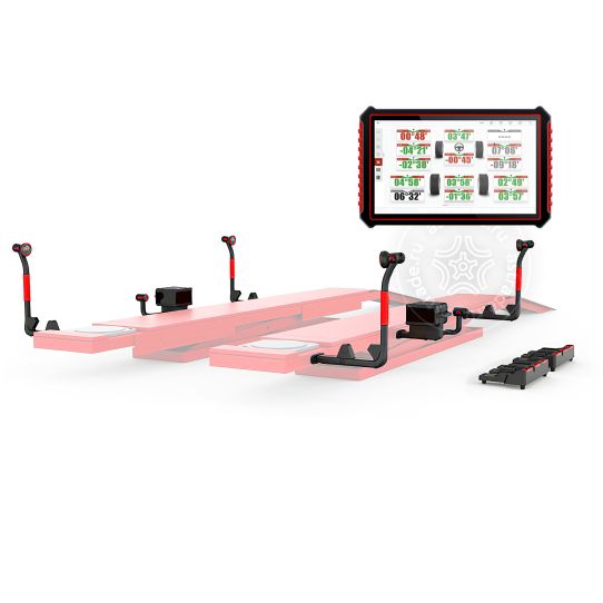 Стенд сход-развал бесконтактный мобильный для легковых, внедорожников и микроавтобусов Launch WA913