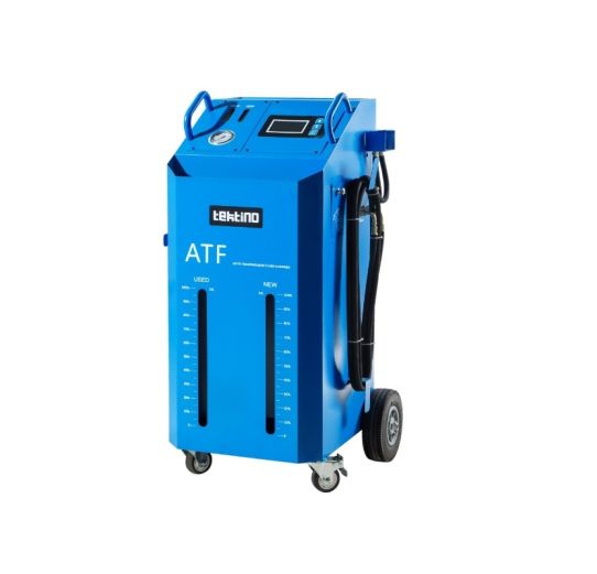 Установка электрическая для промывки и замены масла АКПП 12В с манометром до 10 бар, фильтром 5 мкм, резервуары 2х20л TEKTINO TS-101