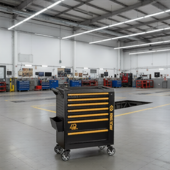 Тележка инструментальная KING TONY 87G38-7B-P40, 7 ящиков, без инструментов