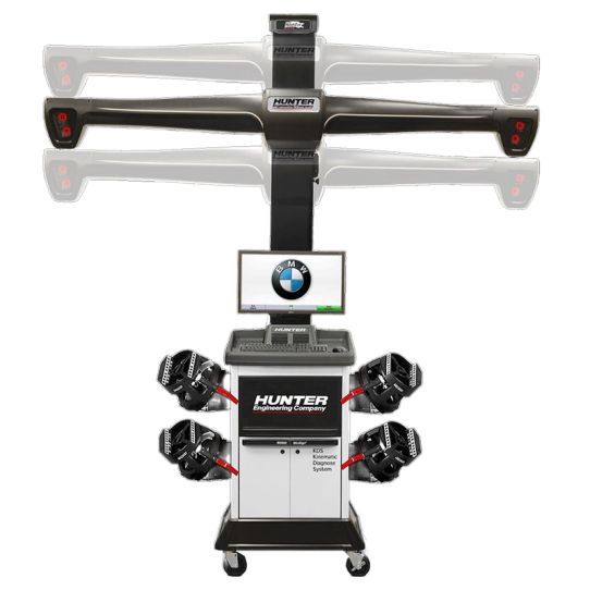 Стенд 3D сход-развал Hunter WA560TDBMWE/HE421CM3BLKE для легковых автомобилей мобильный