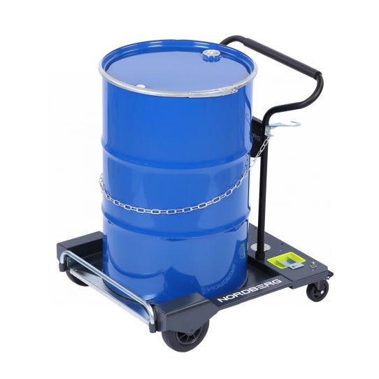 Тележка для бочек до 200 л ручная на 4 колесах усиленная Nordberg N31T05 