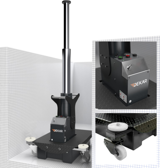 Канавный пневмогидравлический двухштоковый напольный подъемник 15 и 30 т, 2815SE Dekar