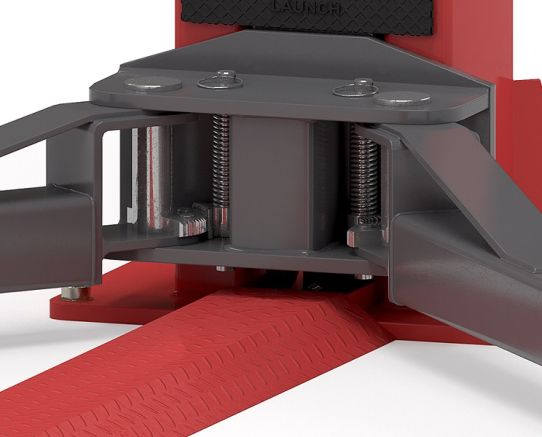 Двухстоечный электрогидравлический подъемник 4 т, высота подъема 1920 мм, красный, TLT-240SBA Launch