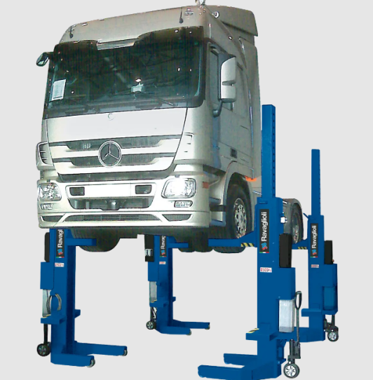 	Подкатной подъемник для грузовых электрогидравлический 22т Ravaglioli RAV295H.4, 4 колонны