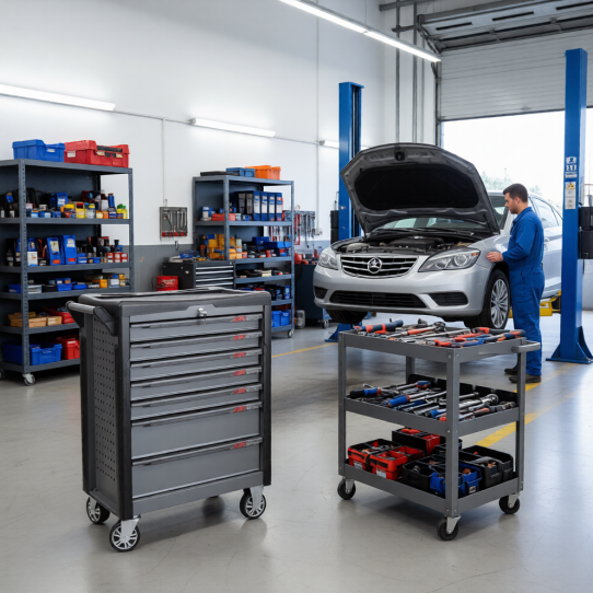 Тележка инструментальная JTC-5021C, 7 ящиков, без инструментов