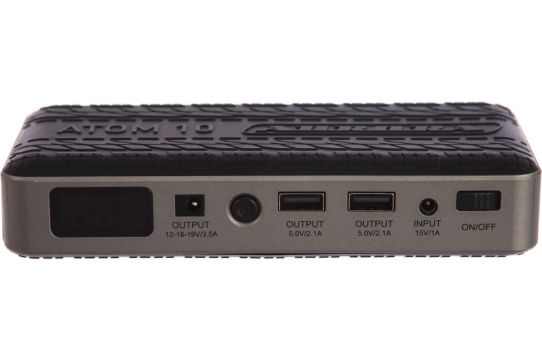 Пусковое устройство 12В пусковой ток до 600А, Power Bank Li-Polymer 18Ач Aurora ATOM 10 с адаптером ЕС5 19680 