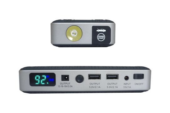 Пусковое устройство 12В пусковой ток до 600А с Power Bank Li-Polymer 9600мАч Aurora ATOM 10 18906