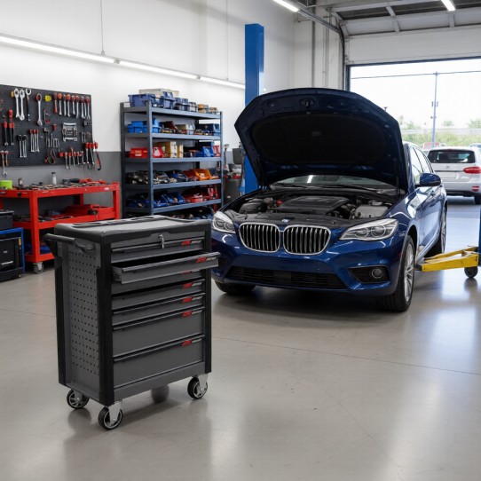 Тележка инструментальная JTC-5021C, 7 ящиков, без инструментов