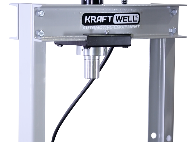 Гидравлический пресс для автосервиса 20 т KraftWell KRWPR20 ручной насос