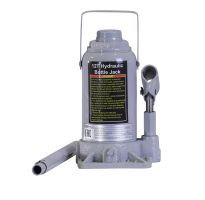 Домкрат бутылочный 12 т, KraftWell KRWBJ12 210-395 мм, гидравлический, грузовой, с ходом штока 185 мм