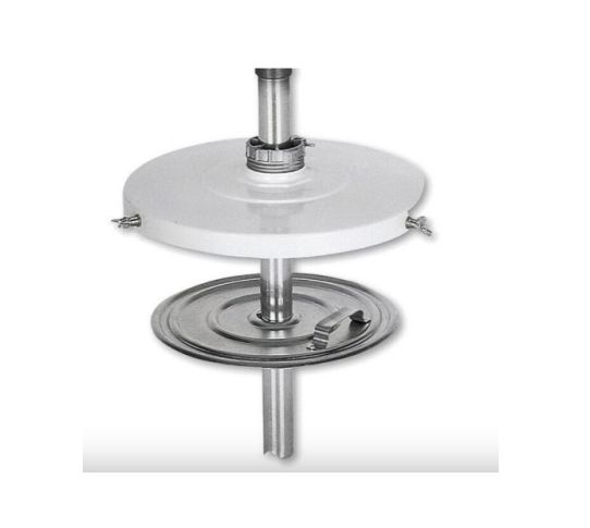 Нагнетатель смазки ручной для 50 л бочек, производительность до 96 г/ход, переносной, Samoa 108100