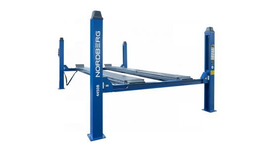 Четырехстоечный подъемник электрогидравлический 5т от сети 380В Nordberg 4450_MB синий