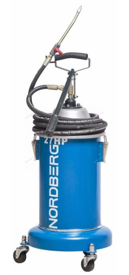 Установка ручная для раздачи густой смазки с емкостью 16 л, с шлангом 1 м, производительность 7.5 г/ход Nordberg 27HP