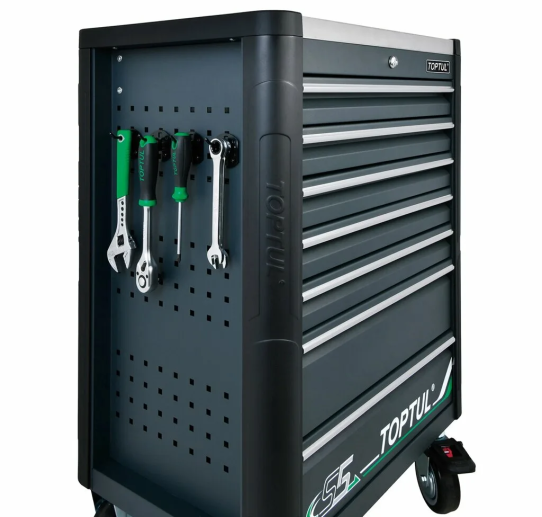 Тележка инструментальная TOPTUL TCBT0703, 7 ящиков, без инструмента