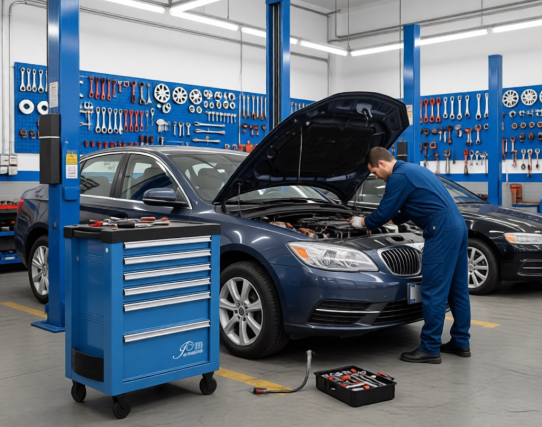 Тележка инструментальная FERRUM 12.306-5015, 6 ящиков, без инструментов