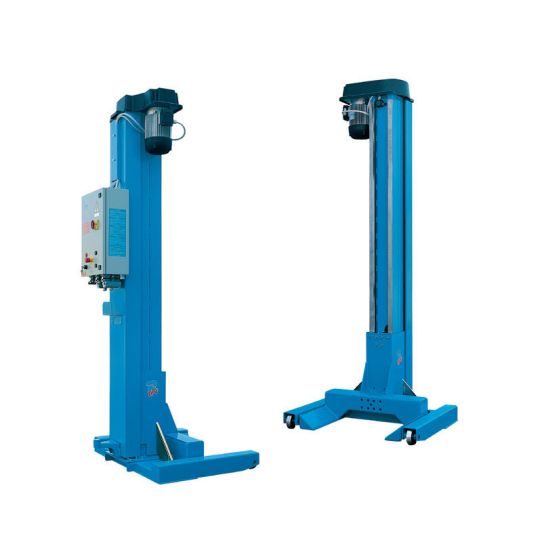 Подкатной подъемник для грузовых автомобилей электромеханический 42т Ravaglioli RAV243, 6 колонн