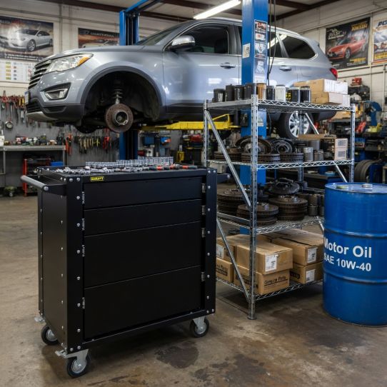  Тележка инструментальная Garopt GT4, 4 ящика, без инструментов