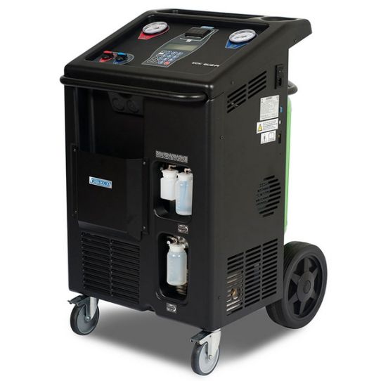 Установка автомат для заправки автомобильных кондиционеров Ecotechnics ECK BUS PRO с увеличенной емкостью баллона и длиной шлангов, R134a