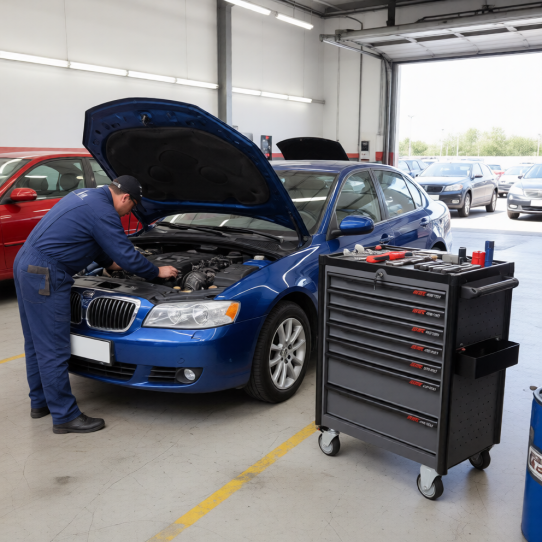 Тележка инструментальная JTC-5637, 7 ящиков, без инструментов