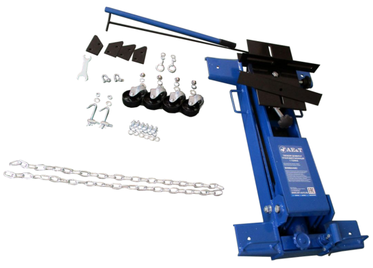 Домкрат трансмиссионный 1т подкатной для кпп Т60302W AE&T 