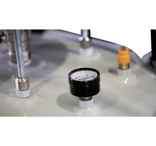 Пневматическая установка для откачки масла и антифриза через щуп на 80 литров KraftWell KRW1839.80