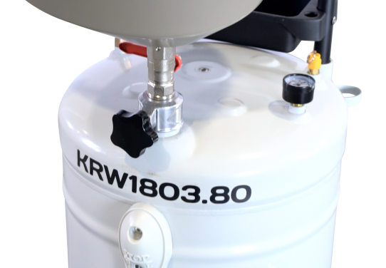 Ручная установка для слива масла на 80 литров KraftWell KRW1803.80