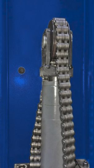 Подъемник 380В с нижней синхронизацией KraftWell KRW4ML_blue