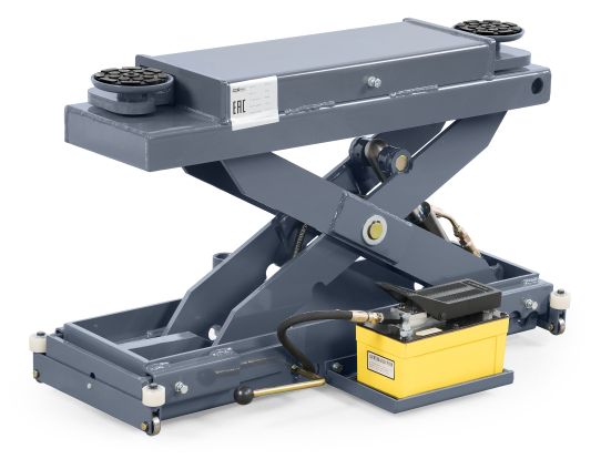 Траверса пневмогидравлическая для 4-стоечных подъемников, в яму, 3т KraftWell KRWJ7P