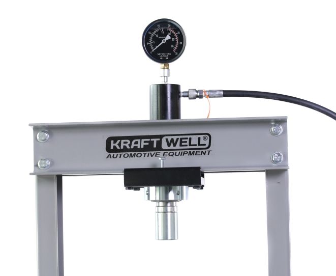 Гидравлический пресс для гаража 20 тонн KraftWell KRWPR20F с ручным и ножным приводом
