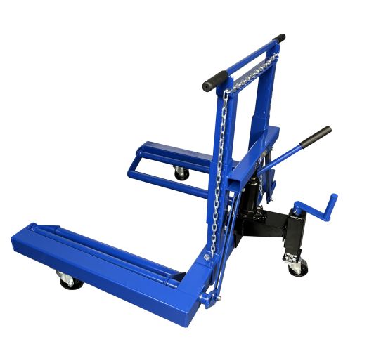 Гидравлическая тележка для снятия и установки колёс 680 кг, Техносоюз ES-0907