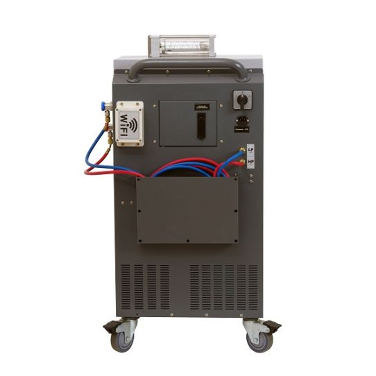 Установка автомат для заправки автомобильных кондиционеров GrunBaum AC7500S SMART FLUSHING с фнукцией промывки, wi-fi