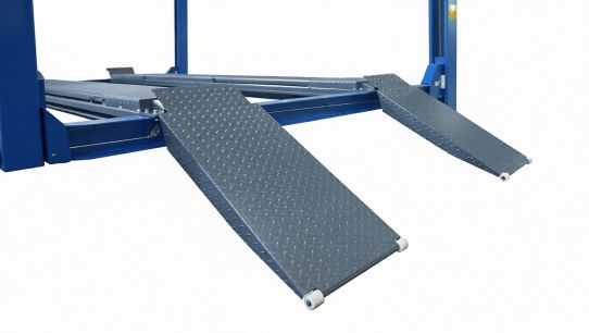 Четырехстоечный подъемник электрогидравлический 5т от сети 380В Nordberg 4450_MB синий