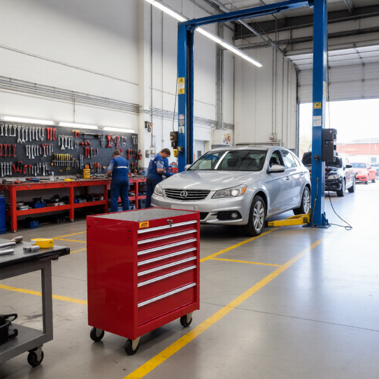 Тележка инструментальная JTC-5640, 7 ящиков, без инструментов