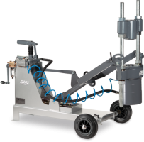 Выпрессовщик шкворней 75 тонн гидравлический шкворнедав для грузовиков на тележке Хорекс Авто BP 65-215/275 Выпрессовщик шкворней 75 тонн гидравлический шкворнедав для грузовиков на тележке Хорекс Авто BP 65-215/275