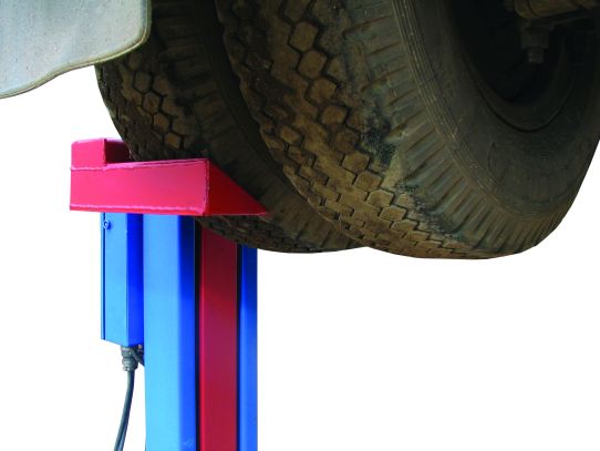 Подкатной подъемник для грузовых автомобилей электромеханический 45т АСО ПП-45, 6 колонн