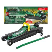 Низкопрофильный подкатной гидравлический домкрат до 3 тонн, 85-385мм Rock Force RF-DG3003 Низкопрофильный подкатной гидравлический домкрат до 3 тонн, 85-385мм Rock Force RF-DG3003