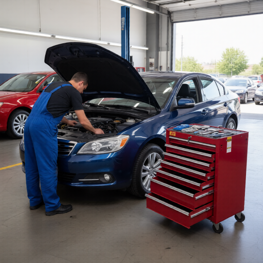 Тележка инструментальная JTC-5640, 7 ящиков, без инструментов