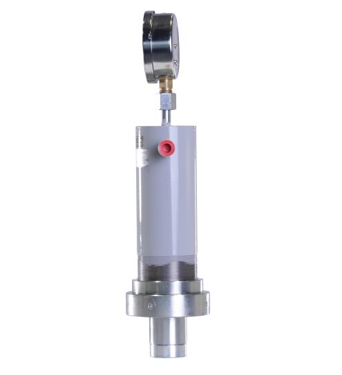 Цилиндр гидравлический для пресса 30т с манометром KraftWell KRWPR30CYL